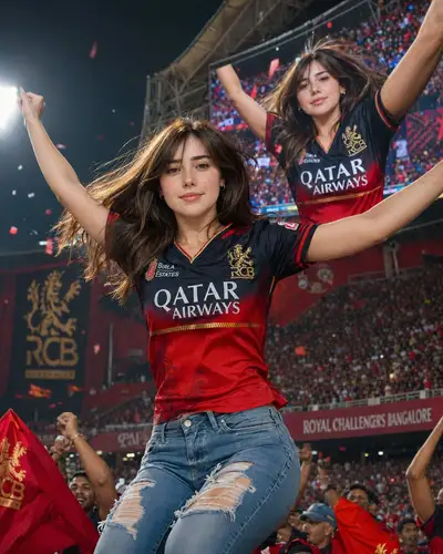 Cinematic IPL Fan Celebration Photo