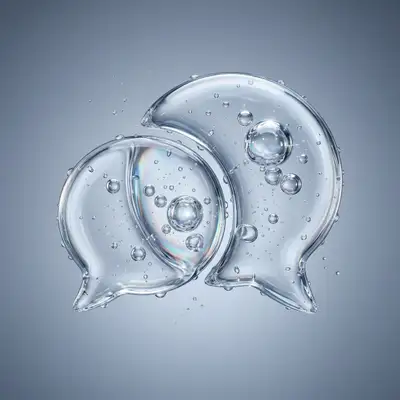 液态水泡标志变换模板
