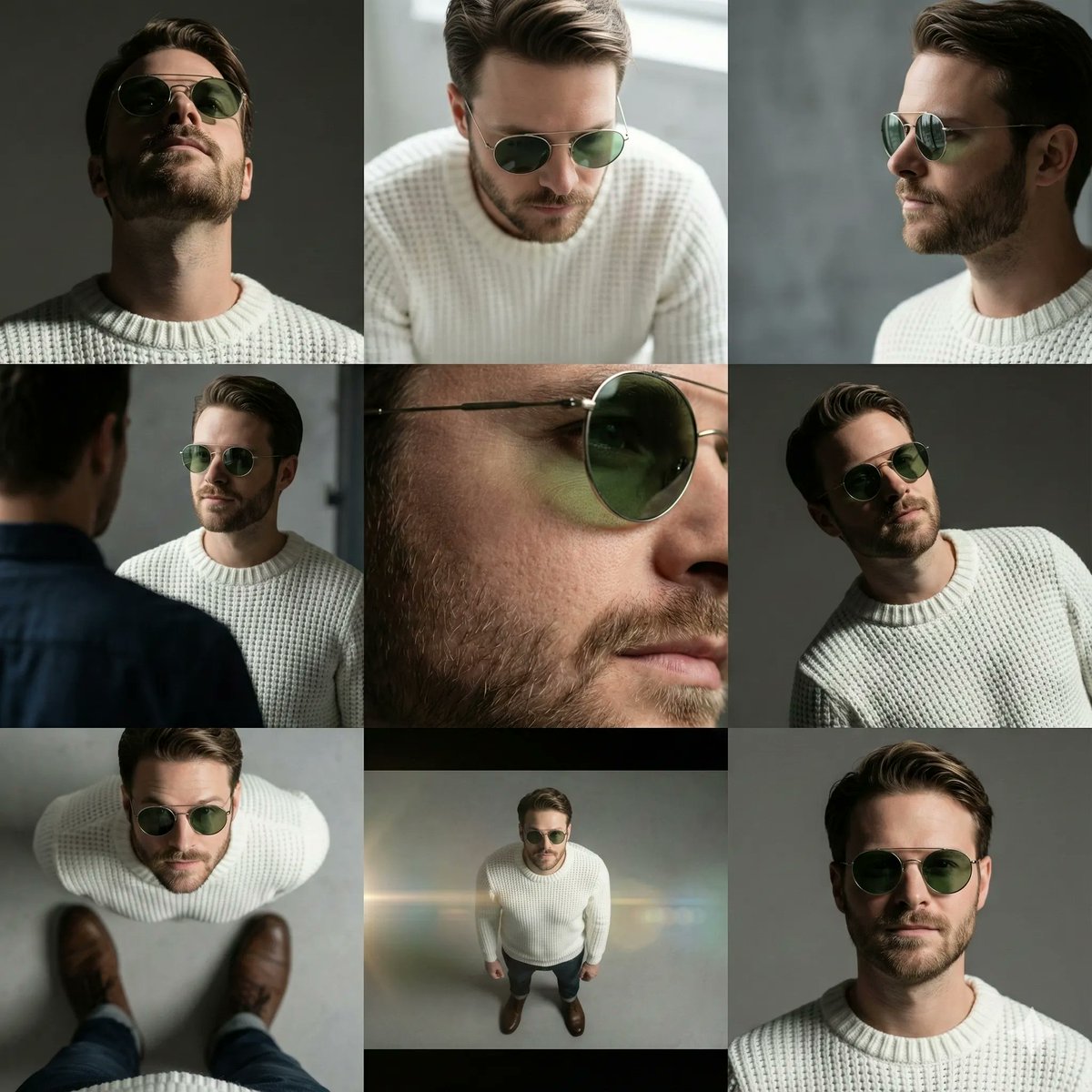 Cinematic Multi-Angle Portfolio Photo Prompt