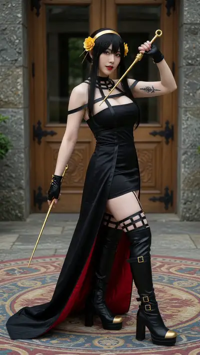 ヨル・フォージャー コスプレ フォトリアルな肖像