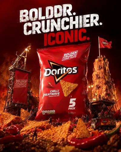 Póster publicitario premium para cualquier producto