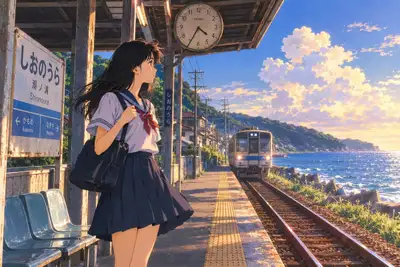怀旧90年代动漫风日常生活插画集