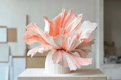 Layered Paper 3D Sculpture Prompt