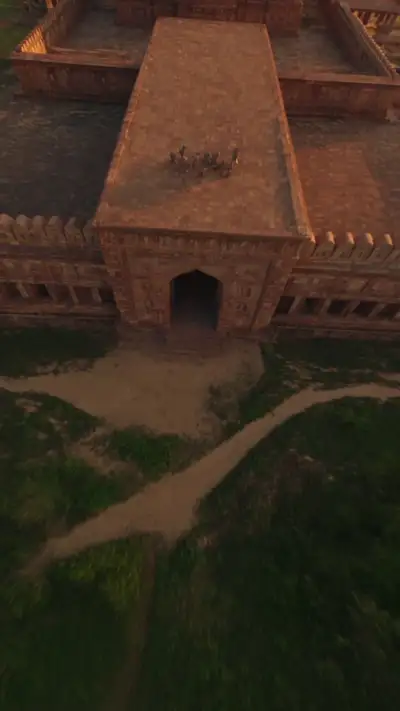 FPV Drone Flight Through Ancient Pala Empire