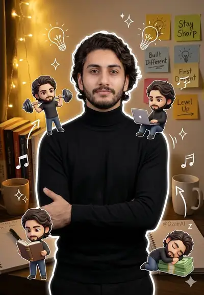 Trending Doodles Style Portrait with Chibi Versions