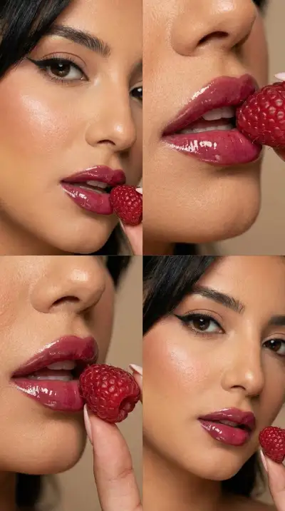 Beauty Editorial Macro Series Grid Prompt
