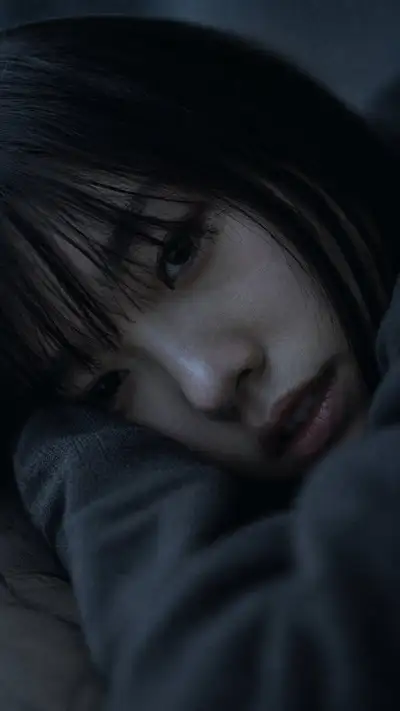 Moody Close Up Portrait with Thousand Yard Stare