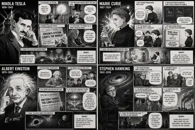 Prompt de mangá editorial que transforma qualquer assunto em uma história de crítica social