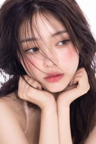 Dreamy Korean Beauty Editorial Portraits, Studio and Forest