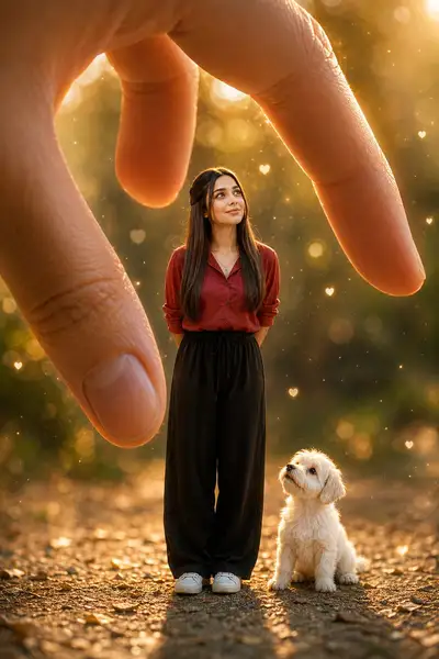 Whimsical Miniature World Illusion Prompt