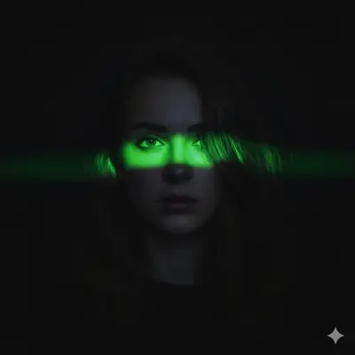 Portrait de studio dramatique en 8K avec éclairage cinématographique
