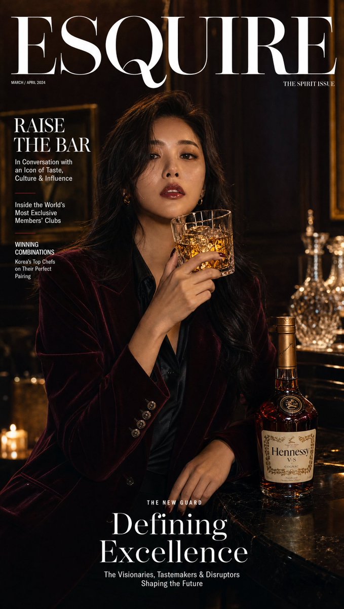 Prestige spirits magazine cover portrait