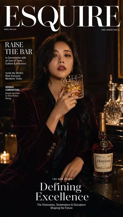 Prestige spirits magazine cover portrait