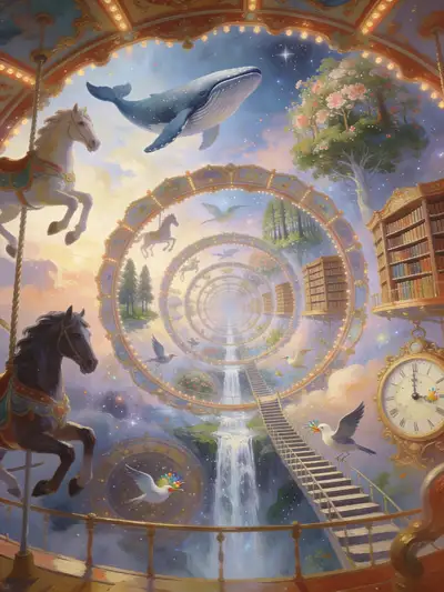 Infinite Surreal Carousel of Transformations