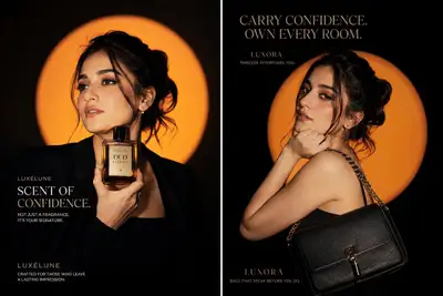 Luxury Fashion Diptych Campaign Poster