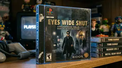 Fictional PS1 Movie Tie-In Game Case
