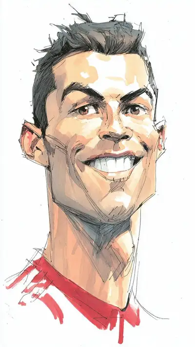 Football Icons Caricature Prompts