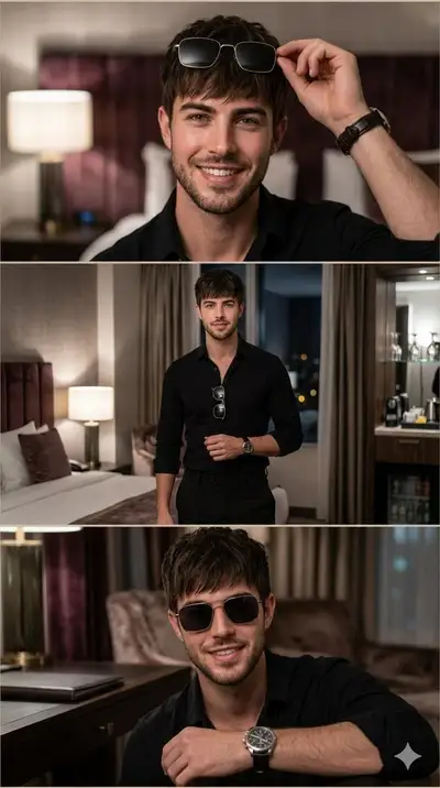 Cinematic Multi-Frame Hotel Portrait