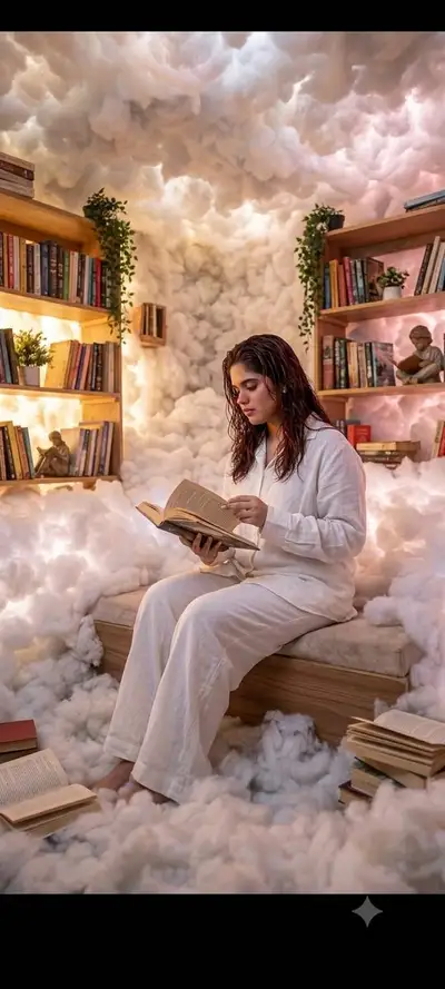 Magical Cloud Library Editorial Photo
