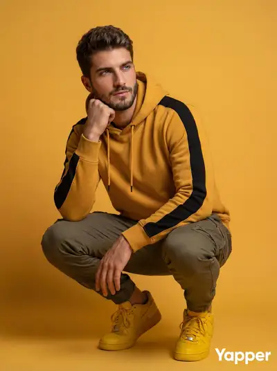 Ultra-realistic Studio Portrait of Stylish Young Man