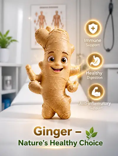 Talking Ginger Root Health Commercial Video