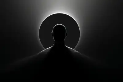 Cosmic Eclipse Minimalism Art Prompt