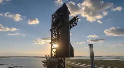 Rocket Launchpad at Sunset