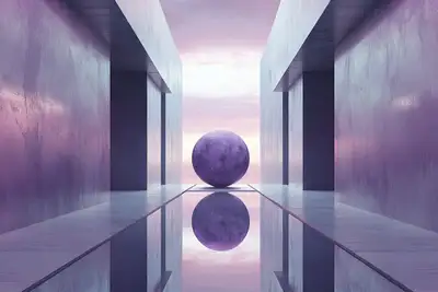 Futuristic Symmetrical Horizon Prompt