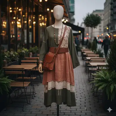 City Café Patio Dress Display