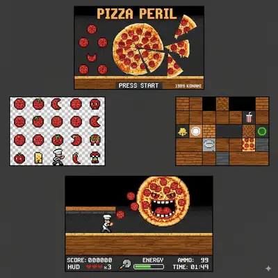 8-bit game adaptation prompt