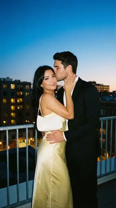 Blue Hour Rooftop Flash Romance Photo Prompt