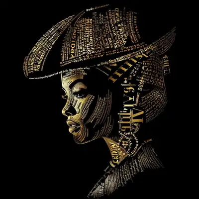 Typography Art Portrait Base Prompt
