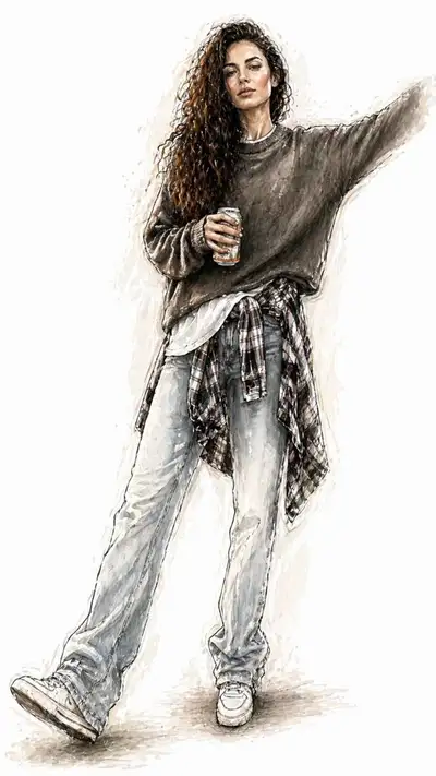 Watercolor Fashion Illustration from Photo