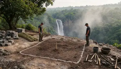 Jungle Cliffside Pool Build ASMR Video