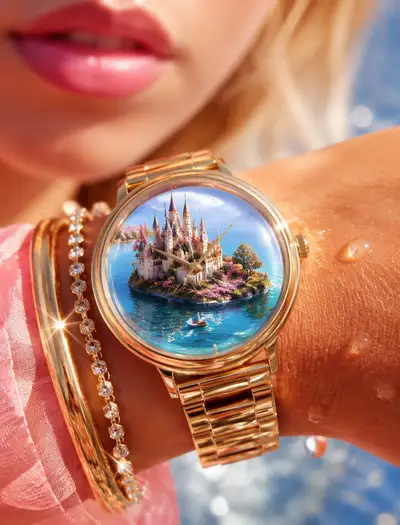 Hyperrealistic Miniature Lake Watch