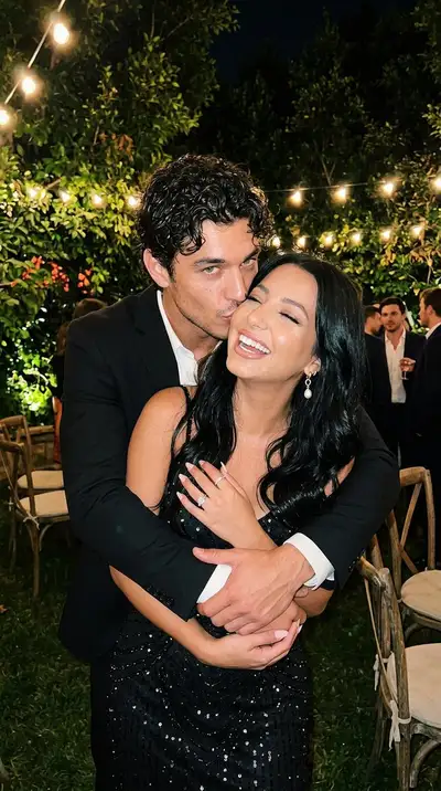 Romantic Night Party Couple Photo