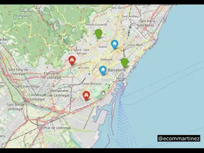 Interactive Map of Urban Development Projects in Barcelona