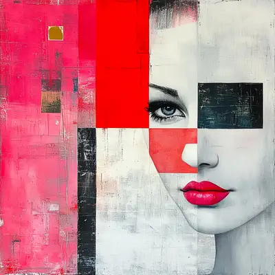 Abstract Collage Prompt for Midjourney