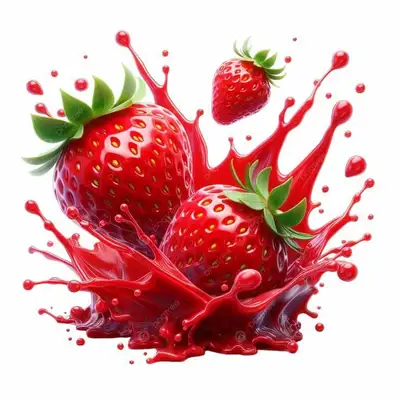 Plantilla de escena publicitaria profesional de fruta con salpicadura de jugo (árabe)