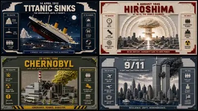 LEGO Brick Poster of 4 World-Changing Days