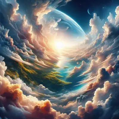 Ultra-Clear 8K Sky Combination Image