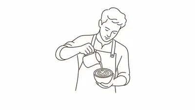 Premium Monoline Vektorillustrationsvorlage