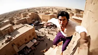 Vlog de course de courses en parkour à Aladdin