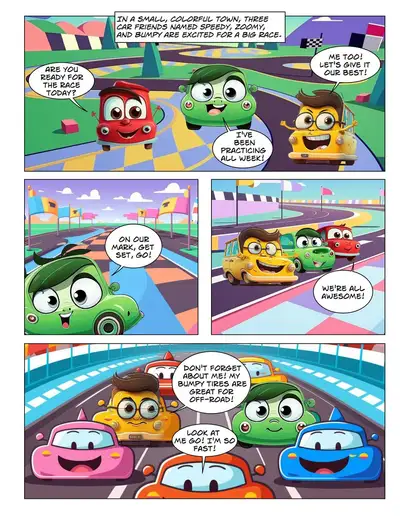 Adorable Feuille de Personnage de Voiture Bleue