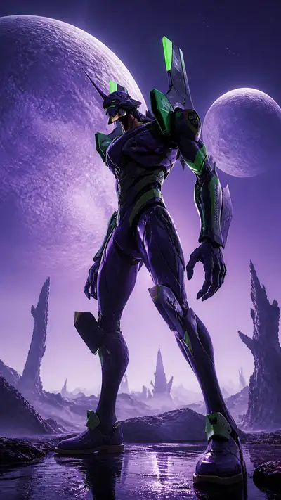 Futuristic Evangelion collector's edition character poster