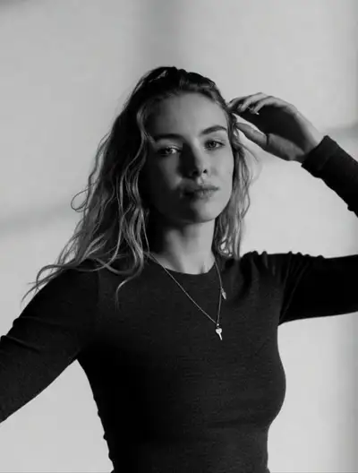 Monochrome Portrait: Serene Confidence