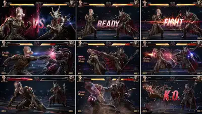 Tekken-Style Fighting Game Storyboard Prompt