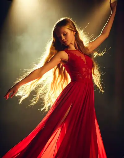 Dramatic Stage Dance Portrait