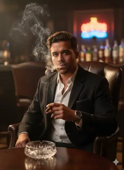 Retrato Cinematográfico Estilo Mafia