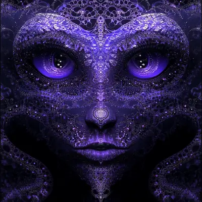 Mandelbrot Pattern Face Prompt